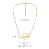Cross-border Ins Fashion Stainless Steel English Lettering Name Cutting Pendant Trendy Titanium Steel Peach Heart Sexy Necklace Female