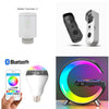 New Intelligent G Shaped LED Lamp Bluetooth Speake Wireless Charger Atmosphere Lamp App Control For Bedroom Home Decor