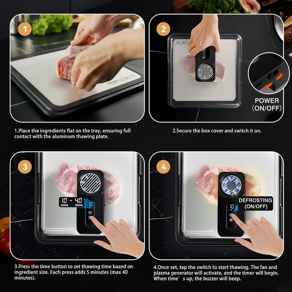 Electric Defrosting Tray / Rapid Food Defroster —